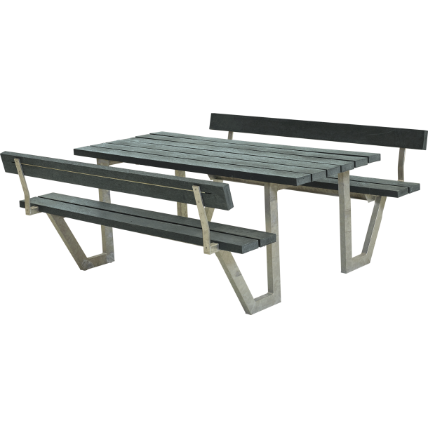 Wega Bord/Bnkest m/2 rygln - 177 cm - ReTex - Gr