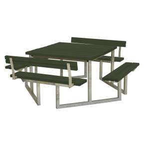 Twist Bord/Bnkest m/2 rygln - 204 cm - Grn