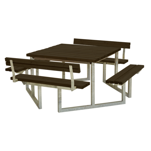 Plus Twist Bord/Bnkest m/2 rygln - 204 cm - Sort