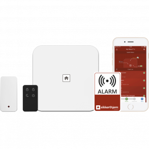 SIKKERTHJEM™ Startpakke alarmsystem S6EVO