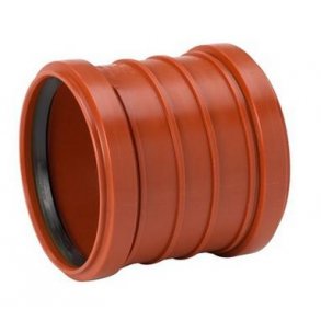 110MM PP DOBBELT STIKMUFFE KLASSE S