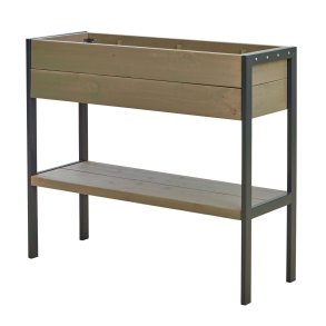 Funkis Plantekasse - 103 cm - Grundmalet grbrun