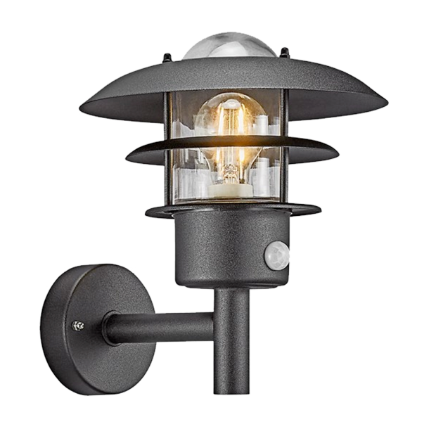 NORDLUX VGLAMPE UDENDRS MARSELIS SENSOR SORT
