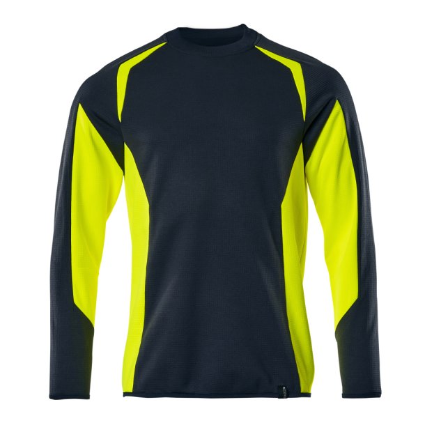 MASCOT&reg; ACCELERATE SAFE Sweatshirt mrk marine/ hi-vis gul