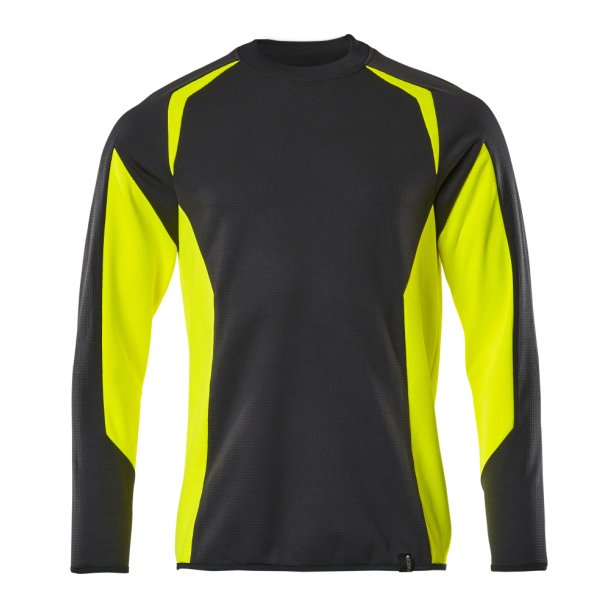 MASCOT&reg; ACCELERATE SAFE Sweatshirt sort/hi-vis gul