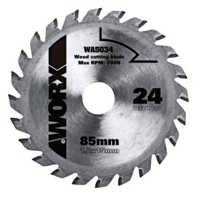 WORX RUNDSAVKLINGE 85MM, 24T TIL TR