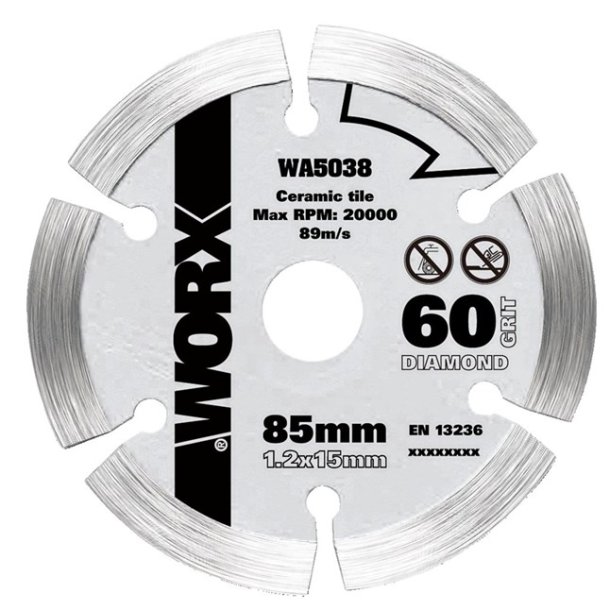 WORX RUNDSAVKLINGE 85MM, 60T, DIAMANT