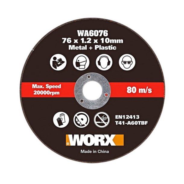 WORX DIAMANTKLINGE 76 X 10MM 