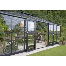 Juliana Grand Oase 25,6m&sup2; antracit m/ 3 mm hrdet glas