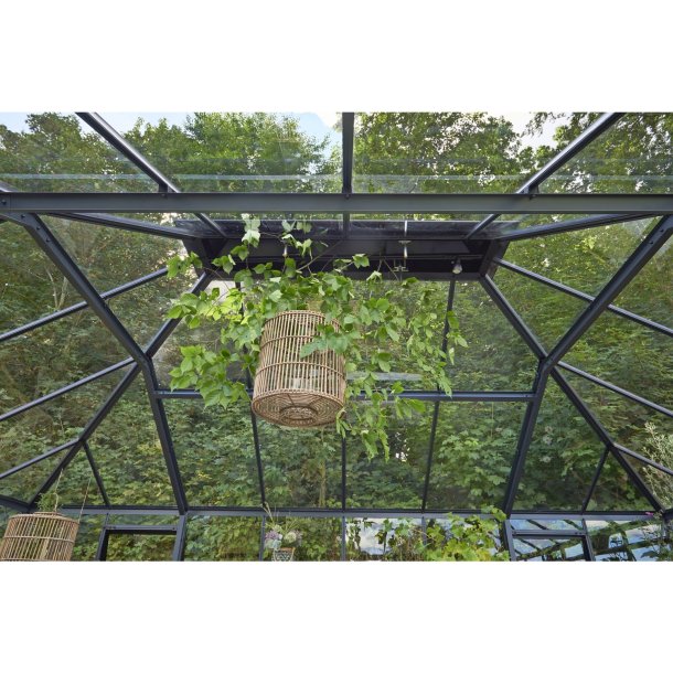 Juliana Grand Oase 25,6m&sup2; antracit m/ 3 mm hrdet glas