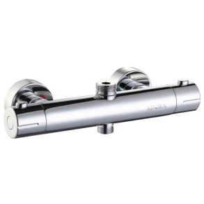 Brusetermostat rr op og ned med omskifter i hndtag, krom