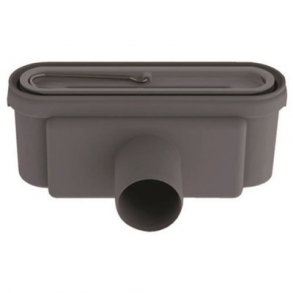 Unidrain udlbshus linje 50mm vandret inkl. vandls