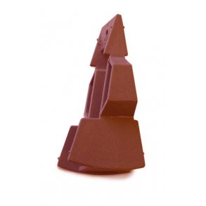 PLASTMO BRUN TREKANTKILE 18/27GR