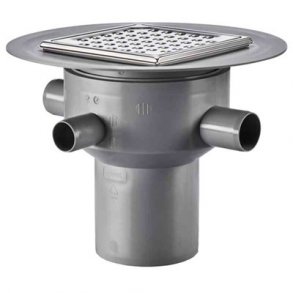 Purus Multiflex 110mm. lodret rist, m/flange t/smremembran