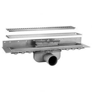 Purus aflbsrendest 1000 mm 50 mm vandret m/vandls+rist