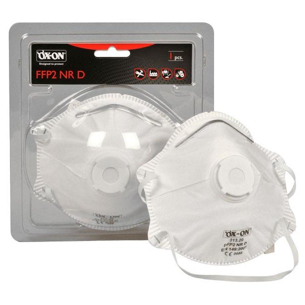 OX-ON FFP2-STVMASKE M/ VENTIL