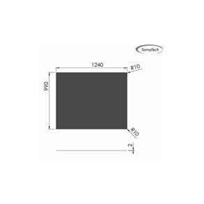 Stlplade 2mm Firkantet A:1000 x B:1250