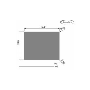 Stlplade 2mm Firkantet A:1000 x B:1250