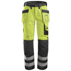 Snickers 3233 High-Vis buks m/hylsterlommer, klasse 2