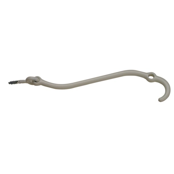 PN STORMKROG 128MM P.LAK HVID