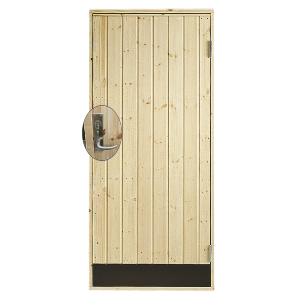 Udhusdr panel inkl. karm/montagest - HU - 78,6&times;187,8 cm