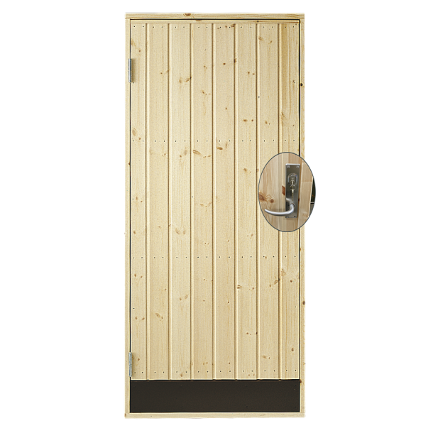 Udhusdr panel inkl. karm/montagest - VU - 78,6&times;187,8 cm