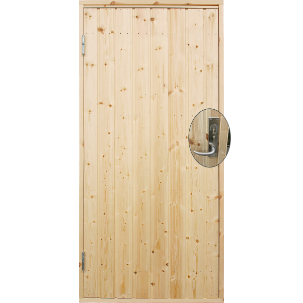 Udhusdr std. panel inkl. karm/montagest - VU - 88,6&times;197,8 cm