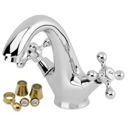 GEYSER MAGNOLIA HNDVASKEARMATUR KROM M. KROM/GULD 