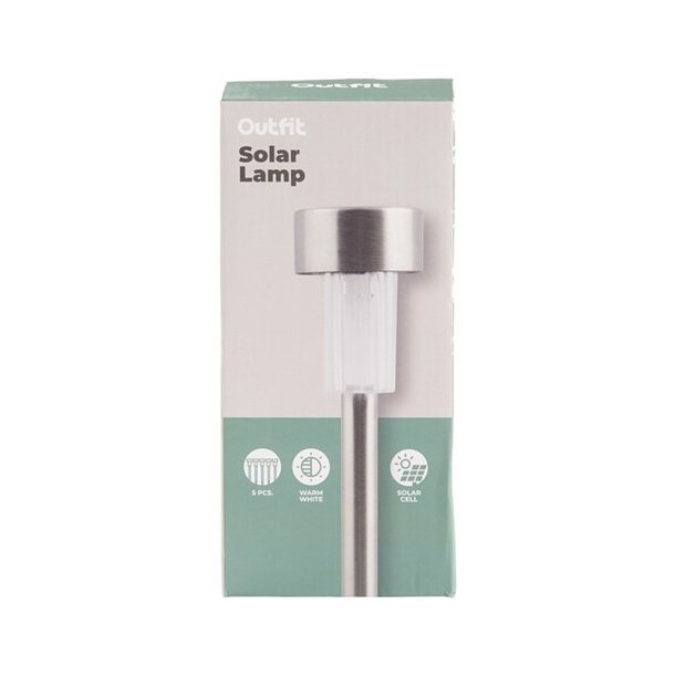 SOLAR LAMPE 4,5 H36CM 5STK