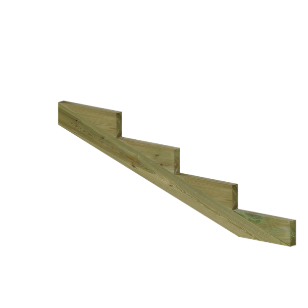 Plus Trappevange 4 trin  (trindybde 39 cm)