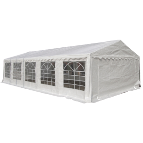 Hvidt partytelt 5x10m