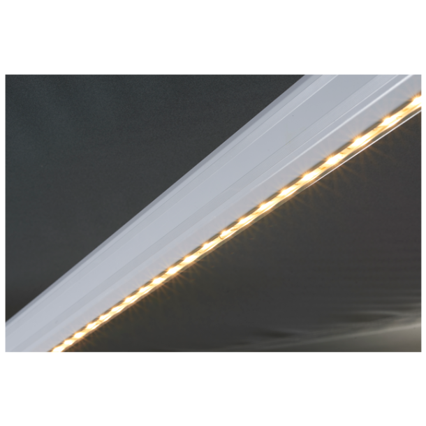 Markise m/ motor og LED lys 4.8X3M 