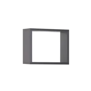 VÆGSKAB NATUR GRÅ/HVID