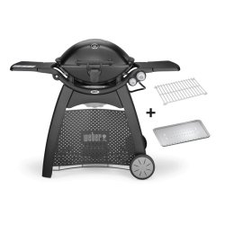 Weber Q 3200 - Sort m/stegerist (57012369)