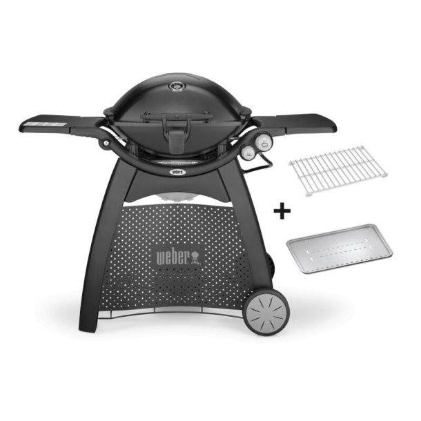 Weber Q 3200 - Sort m/stegerist (57012369)