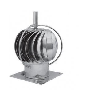 Turbowent Ro 150 med firk.fod 38*38