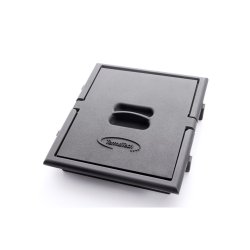 Stbejernsdr sort til indendrs brug 252x283x52mm