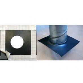 Skorsten 150 Dampsprre manchet flad model 0-38°