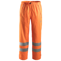 Snickers 8243 High-Vis PU Regnbukser, klasse 2