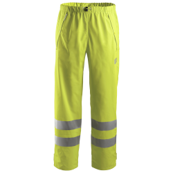 Snickers 8243 High-Vis PU Regnbukser, klasse 2