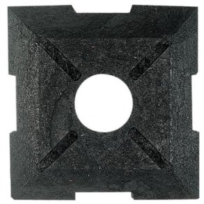 FOD FOR AFSPRRINGSCYLINDER FIRKANTET SORT