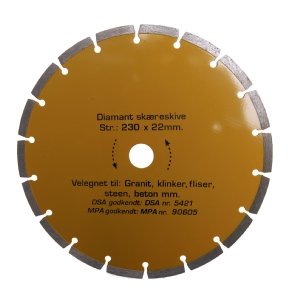 DIAMANTSKRESKIVE 230X22,2MM