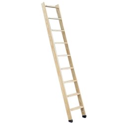 Dolle Hemsestige i massiv fyr med indstemte bge trin