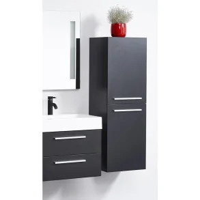 MILOBAD HØJSKAB LIMA SORT