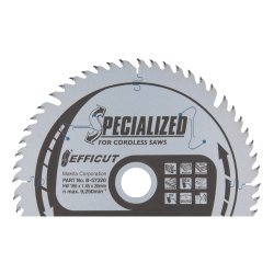 MAKITA KLINGE TCT 56T EFFICUT B-57320 20MM HUL   165X1,45MM