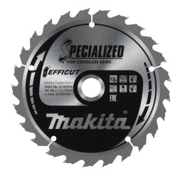 MAKITA KLINGE TCT 25T EFFICUT B-62979 20MM HUL    165X1,4MM