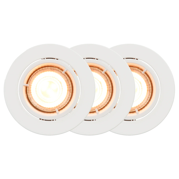 NORDLUX Carina Smart 3-Kit Indbygningsspot Hvid