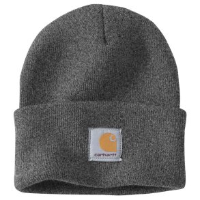 CARHARTT HUE ACRYLIC WATCH HAT COAL