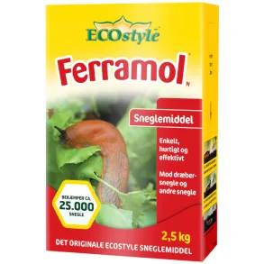 Ferramol sneglemiddel 2.5 kg, rkker til 25.000 snegle 