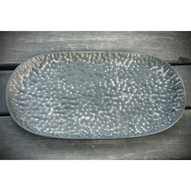 SORT METAL FAD DEKO OVAL